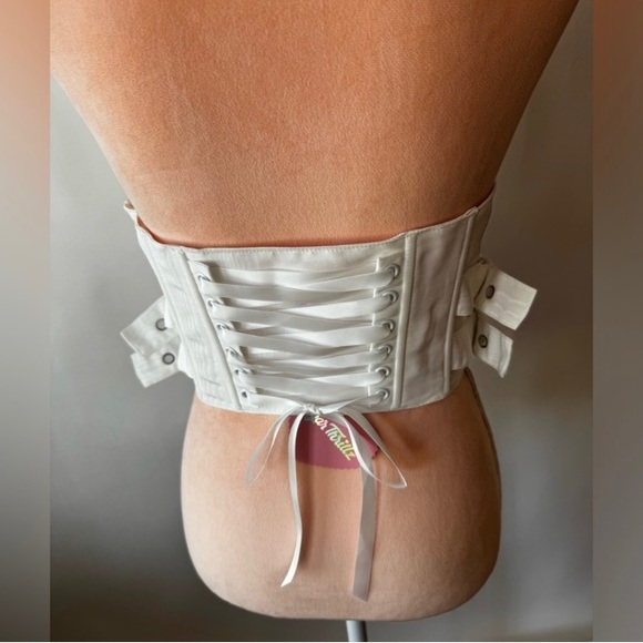 DollsKill bow under bust corset top - Picture 4 of 4